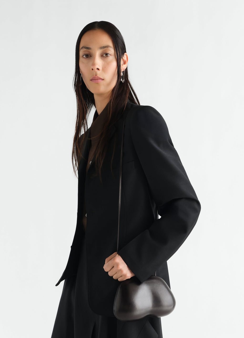 FESSES CLUTCH IN BABY CALFSKIN LEATHER