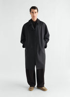CAR COAT IN DOUBLE FACE WOOL VISCOSE