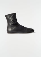 SOCK BOOTS IN SHINY NAPPA LAMB LEATHER