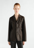 WORKWEAR TAILORED JACKET IN COATED BROKEN TWILL