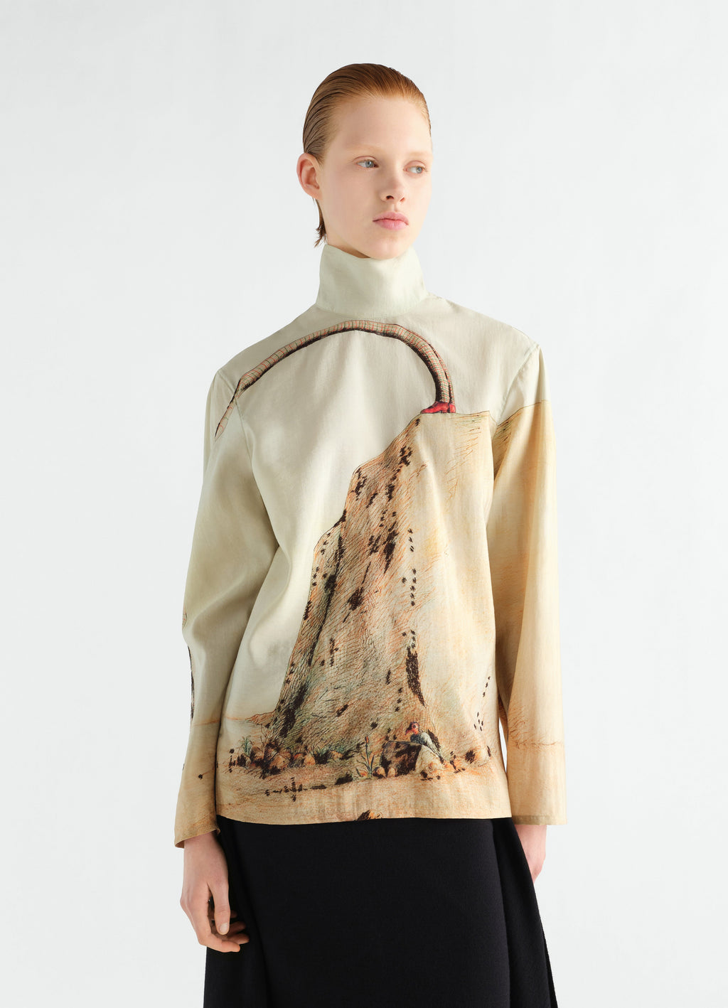 SALTO MORTALE TOP IN SALTO MORTALE DRY SILK