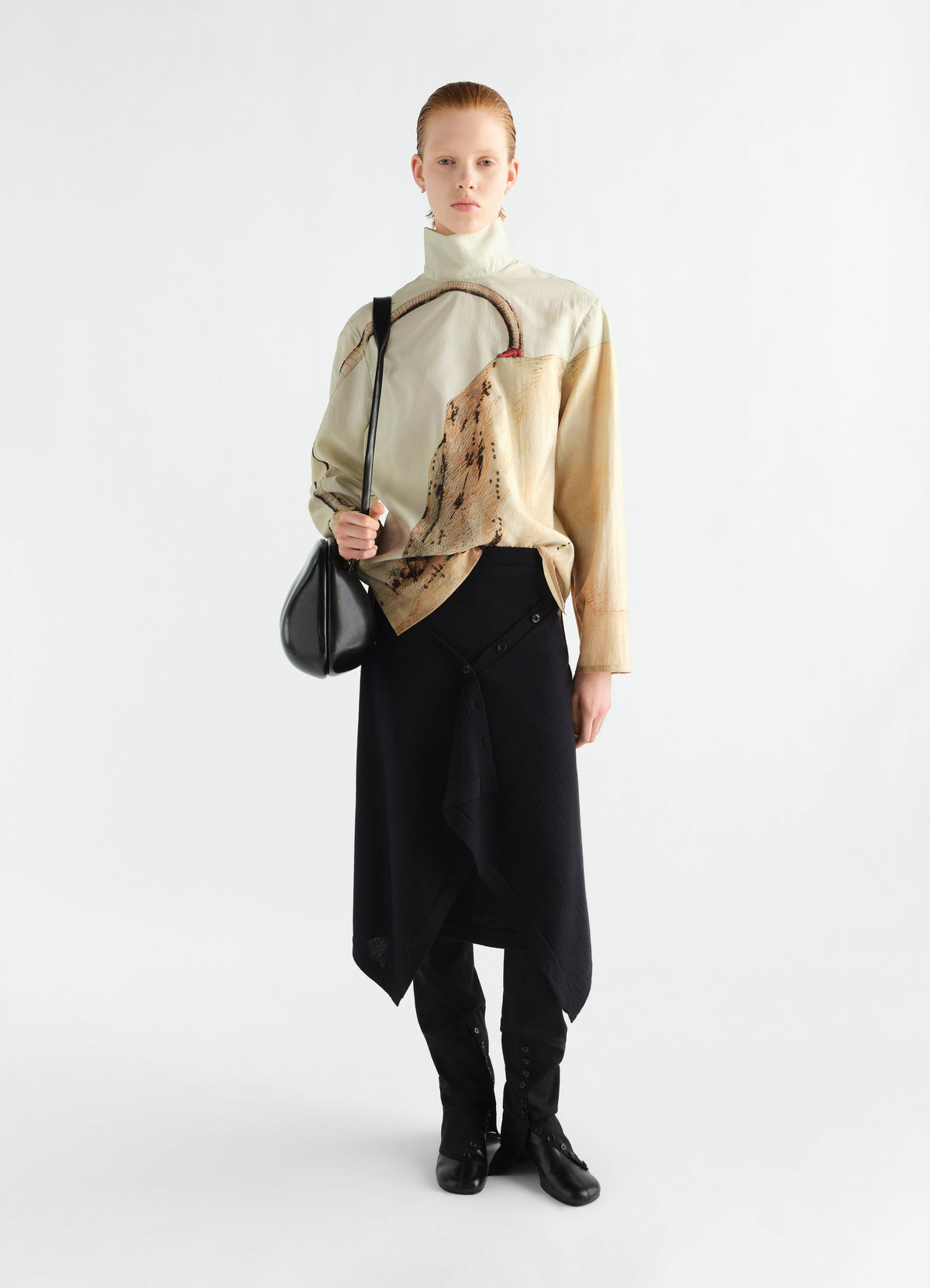 SALTO MORTALE TOP IN SALTO MORTALE DRY SILK