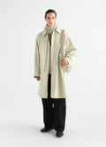 MILITARY PARKA IN HEAVY COTTON SATIN