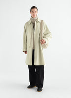 MILITARY PARKA IN HEAVY COTTON SATIN