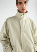 MILITARY PARKA IN HEAVY COTTON SATIN