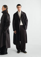 LIGHT TRENCH COAT IN WATER REPELLENT COTTON GABARDINE