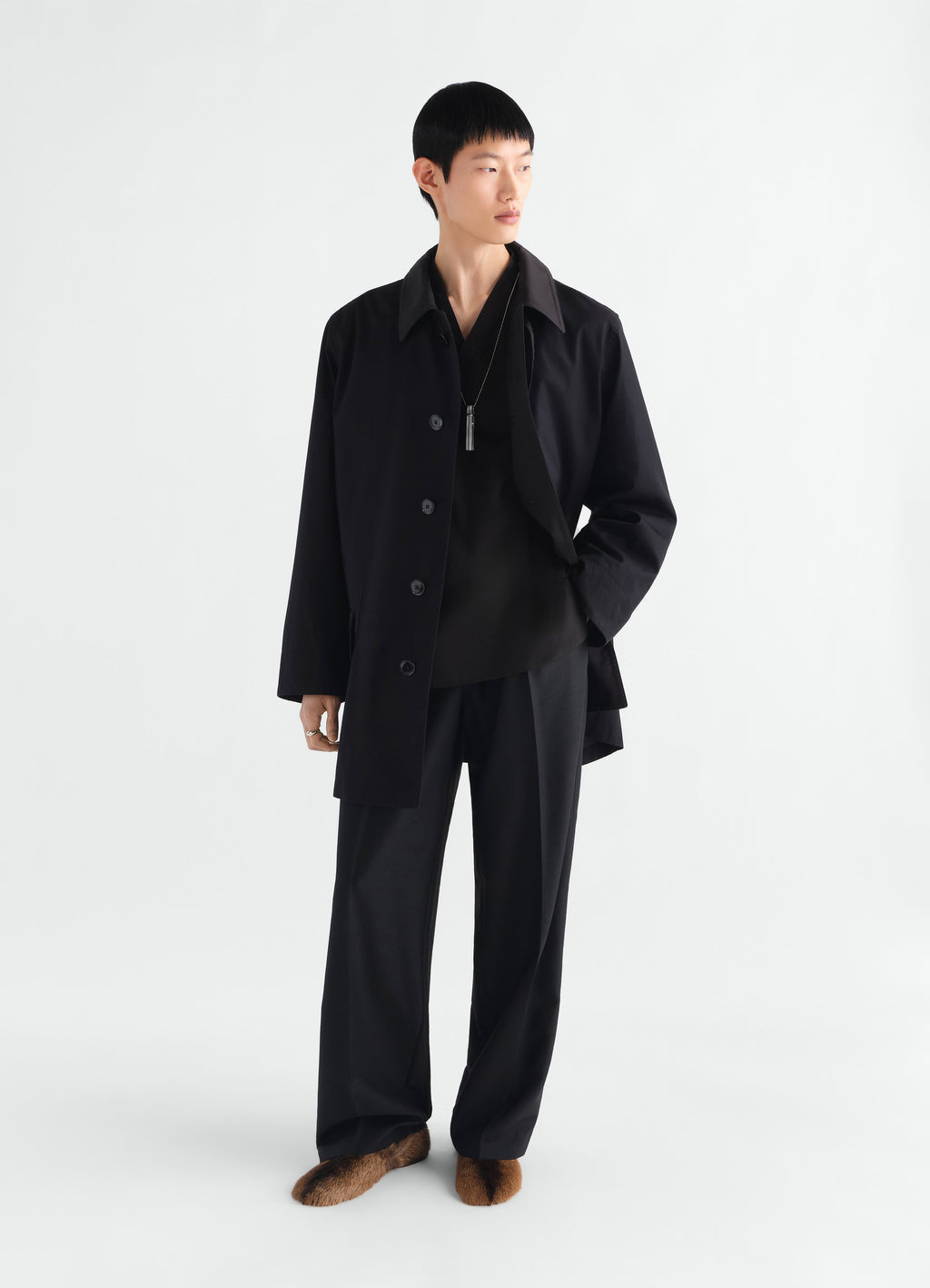 RAIN JACKET IN WATER REPELLENT VENTILE® COTTON TWILL