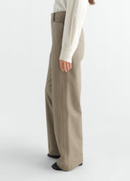 STRAIGHT PANTS IN HEAVY COTTON TWILL