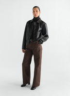 STRAIGHT PANTS IN HEAVY COTTON TWILL