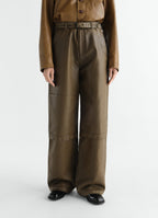 WORK PANTS IN COATED BROKEN TWILL