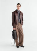 BARREL PANTS IN COTTON TWILL BLEND