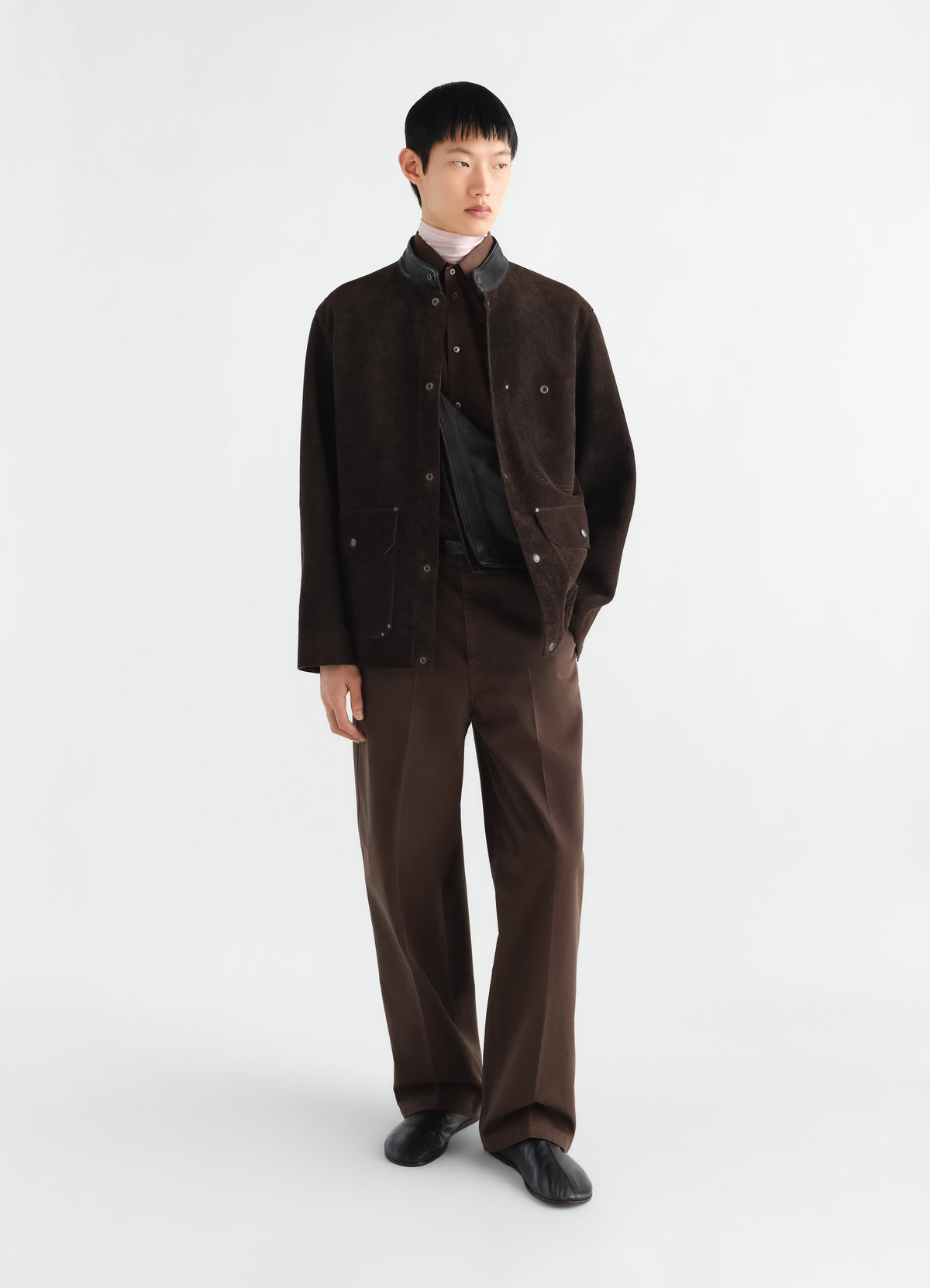 BARREL PANTS IN COTTON TWILL BLEND