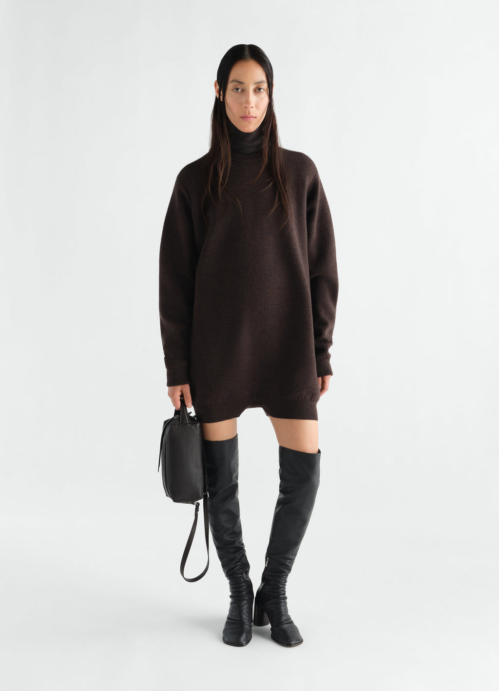 RELAXED OVERALL IN FELTED MERINO WOOL