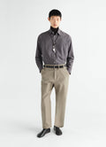TAPERED PANTS IN HEAVY COTTON TWILL