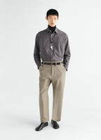 TAPERED PANTS IN HEAVY COTTON TWILL