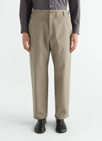 TAPERED PANTS IN HEAVY COTTON TWILL