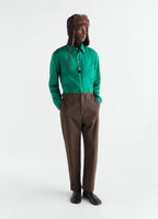 TAPERED PANTS IN HEAVY COTTON TWILL