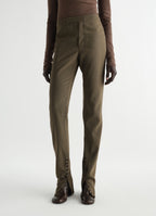 TAILORED GAITER PANTS IN WOOL MOHAIR TOILE