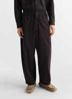 JOGGER PANTS IN WOOL GABARDINE