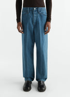 STRAIGHT LEG 5 POCKETS IN INDIGO SELVEDGE DENIM
