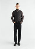 STRAIGHT LEG 5 POCKETS IN BLACK SELVEDGE DENIM