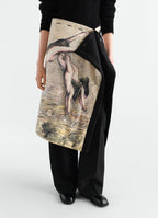 FLASHBACK BLANKET SKIRT IN FLASHBACK DRY SILK
