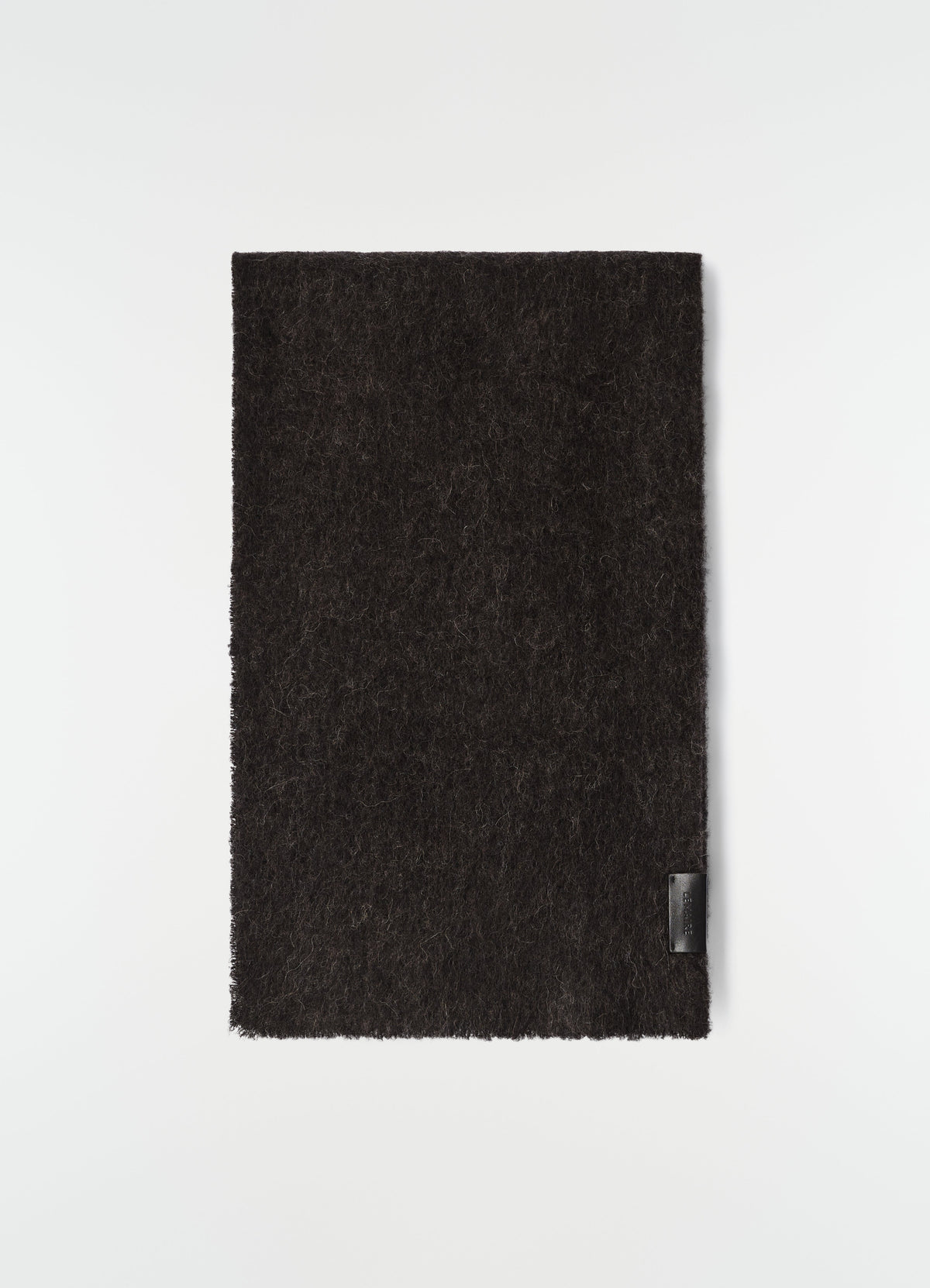 SOFT FLUFFY SCARF IN ALPACA